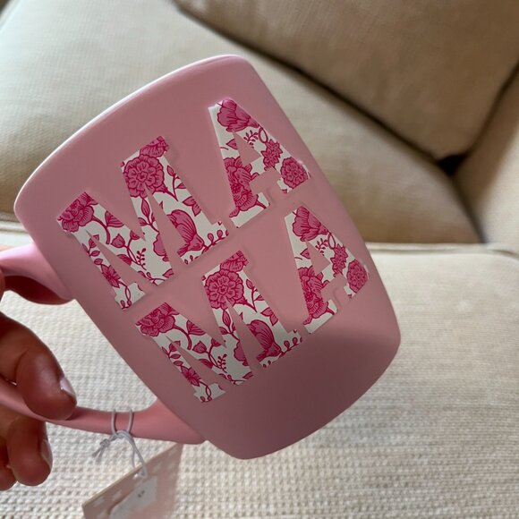 Mom / MaMa Pink Floral Mug (new) - Picture 1 of 7